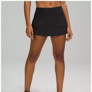 Lululemon Pace Race Mid-Rise Skirt - black - sz 2 - NWT